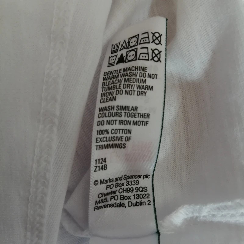 Set/Pigiama M&S Body Puro Cotone Salotto Taglia UK M foto 6