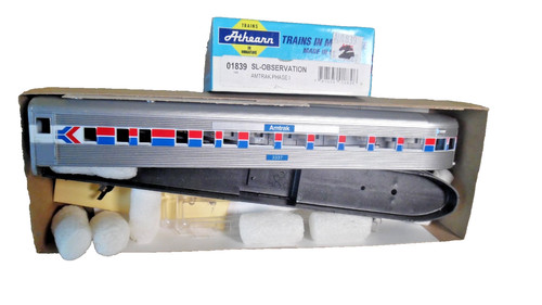 Coche de pasajeros de observación Athearn 01839 Amtrak fase 1 SL Ho - Nuevo en caja | Zustand: New