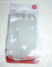 GE 50271 Plastikowa osłona bezpieczeństwa wylotu, przezroczysta, 8 sztuk nowa w opakowaniu S-74