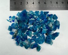 Top Fluorescent Blue-Green Rough Lot from Badakhshan Afghanistan_116 Ct