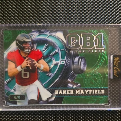 Wild Card 2024 QB1 On The Clock Baker Mayfield Green 6/8 OCW-GN-BM2