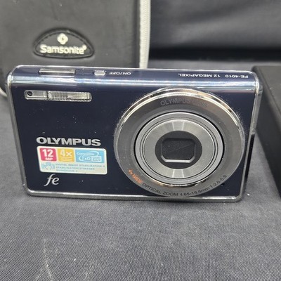 Olympus FE-4010 12MP Digital Camera 4x Wide Angle Optical Zoom W/Battery Charger