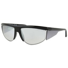 Guess Light Grey Mirror Browline Men's Sunglasses GU00072 01C 62 GU00072 01C 62