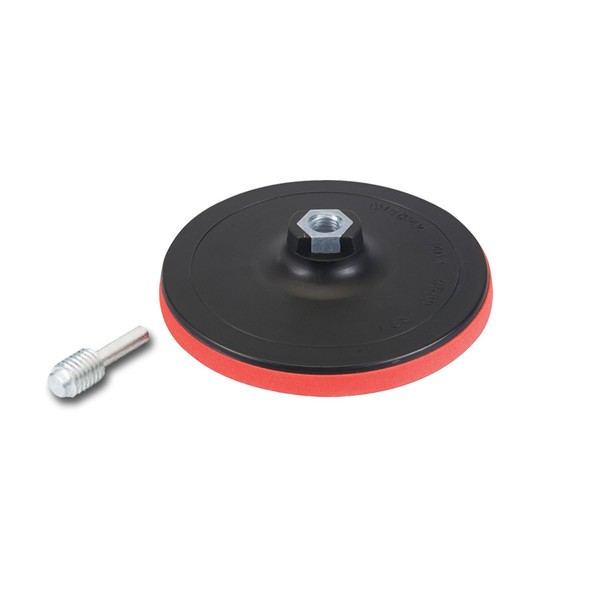 StüTzteller Polierteller Schleifteller 150Mm Spanndorn Klett Schleifscheiben 3X-image