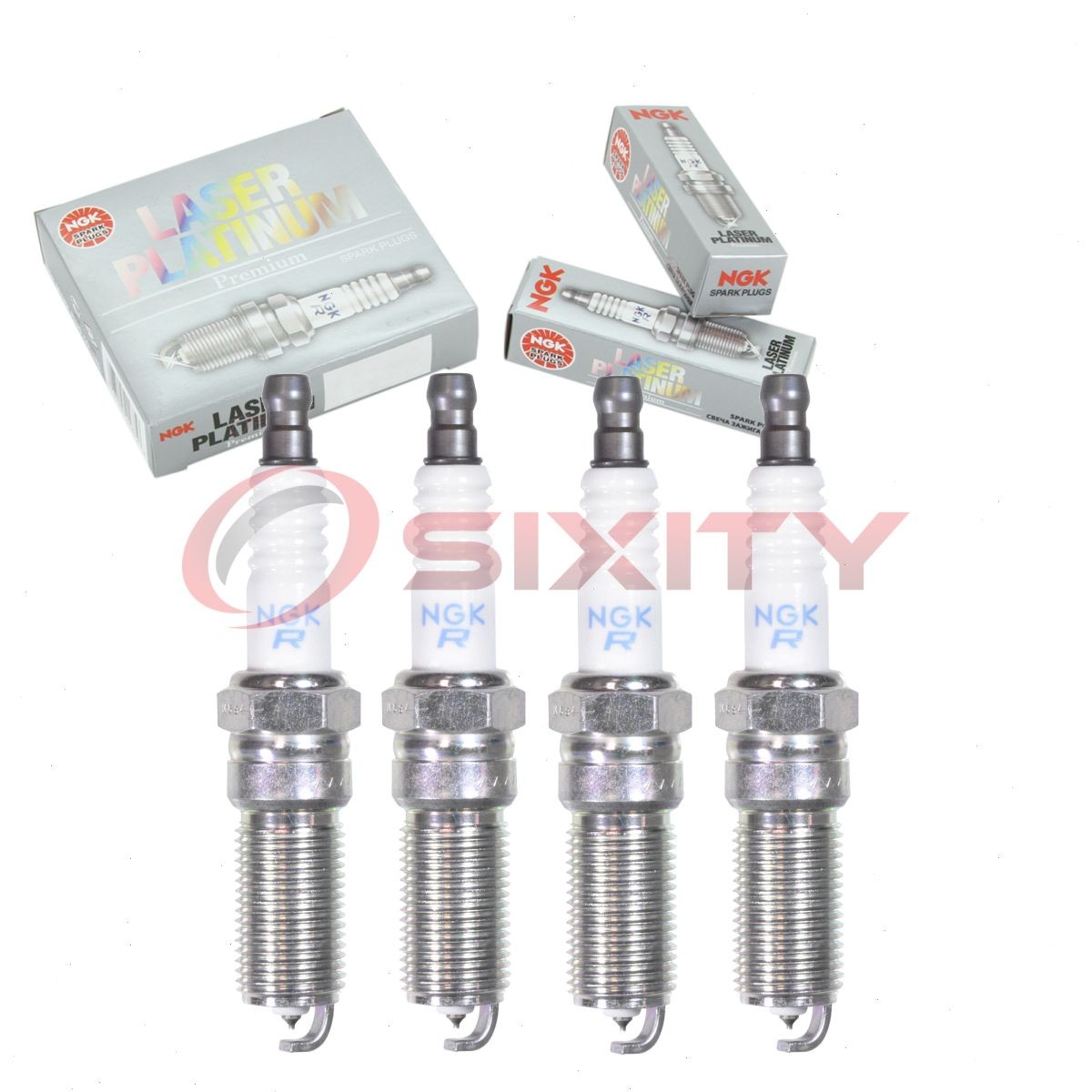 4 pc NGK 90374 LTR6DP13 Laser Platinum Spark Plugs for SP548 CYFS12F1 CYFS md