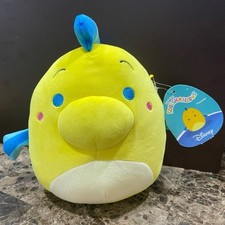 Squishmallow Disney FLOUNDER FROM THE LITTLE MERMAID FREE SHIPPING