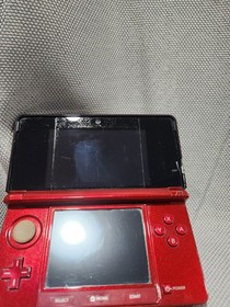 Nintendo 3DS Red Handheld Console System w/ Charger Tested & Working