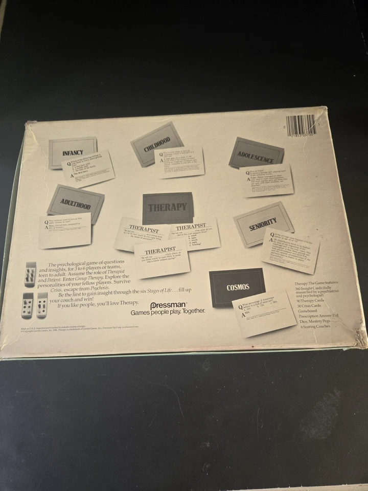 Vintage/ Complete The Therapy Game by Pressman - Image 2 of 4
