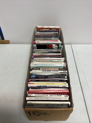 Massive Bulk Lot of 200+ Loose CD s With Artwork, Booklets Rock Country Pop