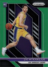 2018-19 Panini Prizm #274 Svi Mykhailiuk Prizms Green