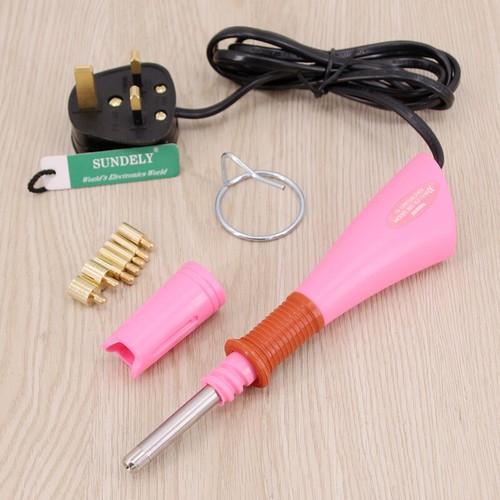 Hot Fix Iron-on Applicator Wand Heat Gun for Rhinestone Crystal Gem Tool 7 Tip - Picture 5 of 13