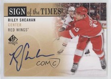 2012-13 SP Authentic Sign of the Times Riley Sheahan #SOT-RS Auto 1o3