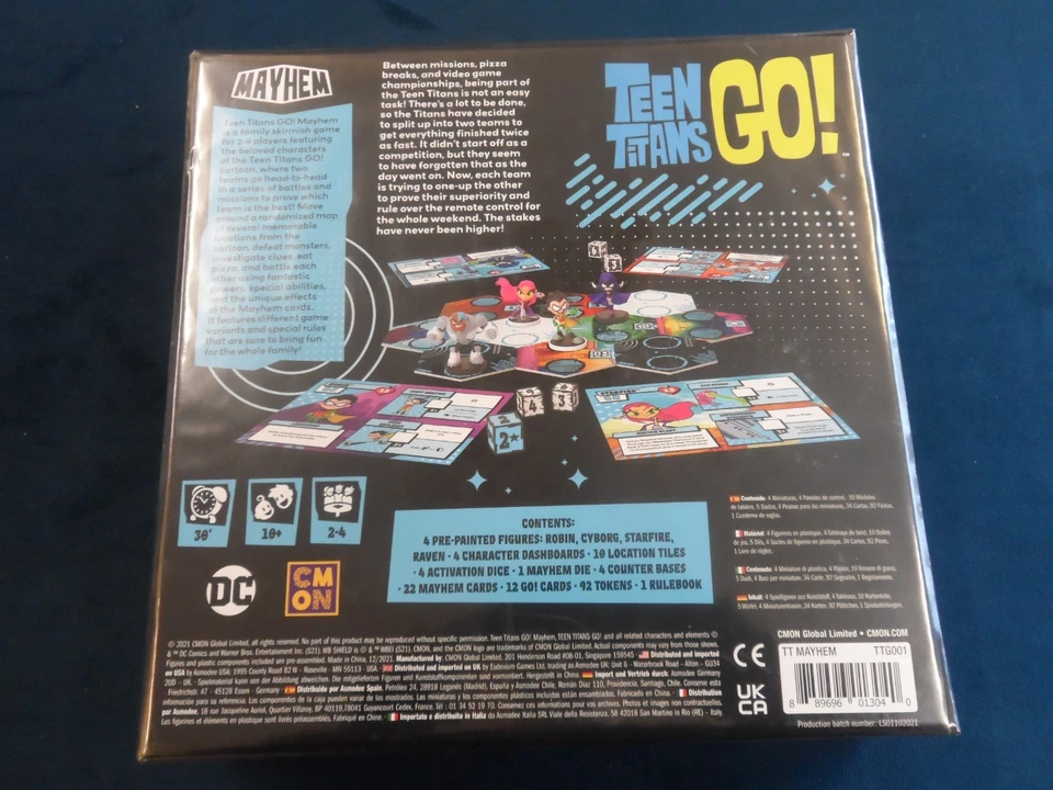 Teen Titans GO! Mayhem Boardgame By Cmon Games BNIB - Image 2 of 2