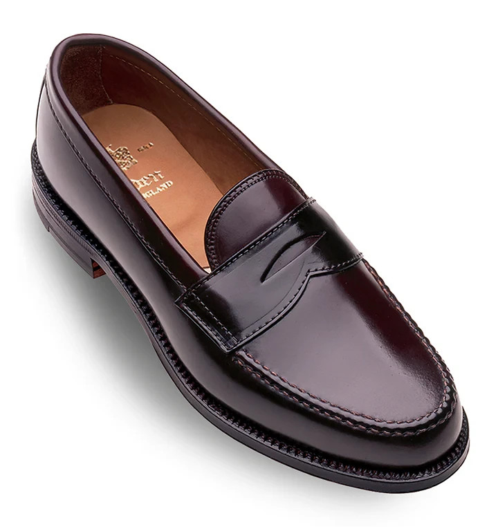 Alden 986 Color 8 Shell Cordovan LHS / Penny Loafer