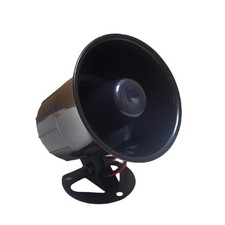 Wired Alarm Siren Horn 15W DC 6 to 12V Security Siren with Bracket for Home S...