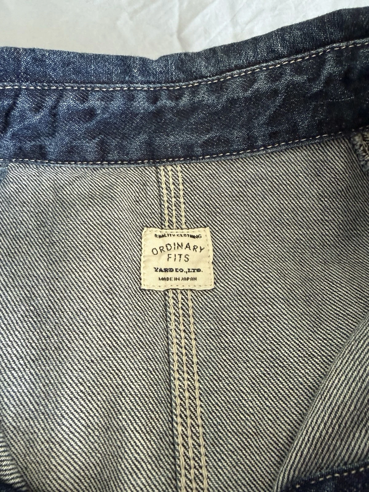 Ordinary Fits Japanese Denim Coverall Jacket - Size 38 Medium image 3