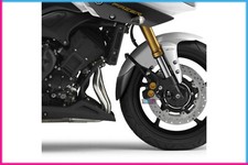 PUIG EXTENSION GARDE BOUE AVANT POUR YAMAHA FZ6 06-07 NOIR MAT