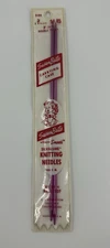 Vintage Susan Bates Knitting Neeldes Size 2 Silvalume 7 Inch Double Point