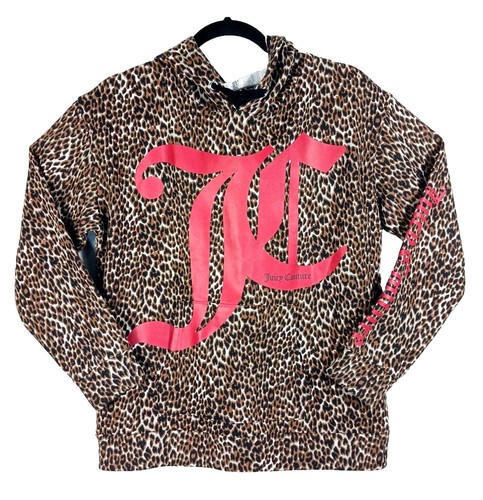 Juicy Couture Black Velour Cowboy Hat Rodeo OSFM Leopard  display picture 1