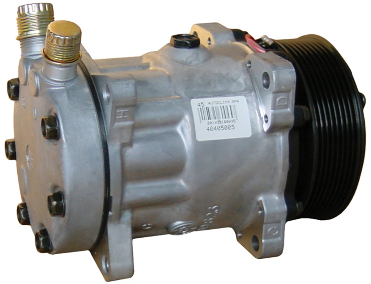A/C Compressor Genuine Sanden SD7H15 8105 Poly-V 8 Rib 12v AC Air