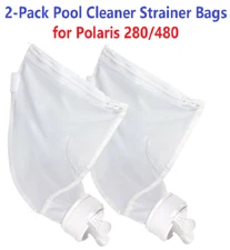 Polaris 280 Pool Cleaner Bag Parts Pool 480 Cleaner Bag Strainer Bag 2-Pc