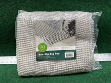 Unique Loom Rug Pad Non-Slip Hard Surface Gripper 8' x 10' Oval Off White