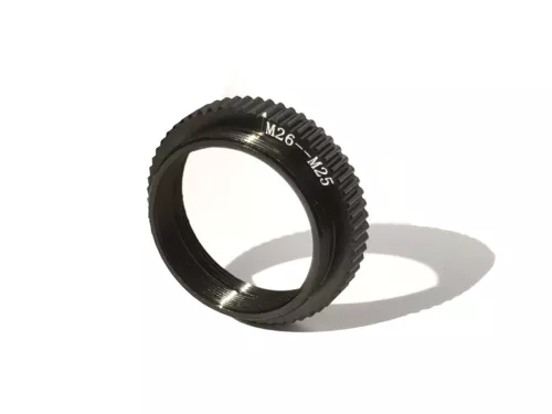 26mm-25mm M26 Male Camera to M25 Female Lens Adapter Ring For Leica to mitutoyo