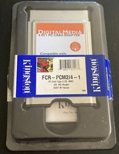Kingston FCR-PCM2/4-1 PC CARD TYPE II SD MMC SM MS READER NS
