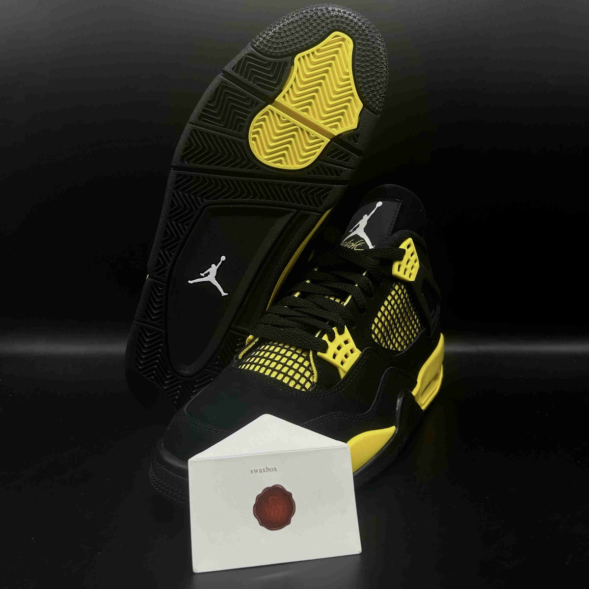 Size 5 - Jordan 4 Retro Mid Thunder for sale online | eBay