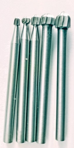 24pc Rotary HSS Carving Burr Grinding Engaving Bits Shaping Wood Metal Plastics - Picture 3 of 5
