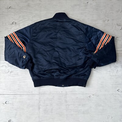 Vintage 90s Starter distressed NFL Chicago Bears Satin
