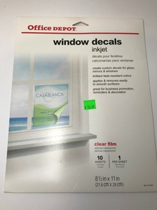 inkjet window decals