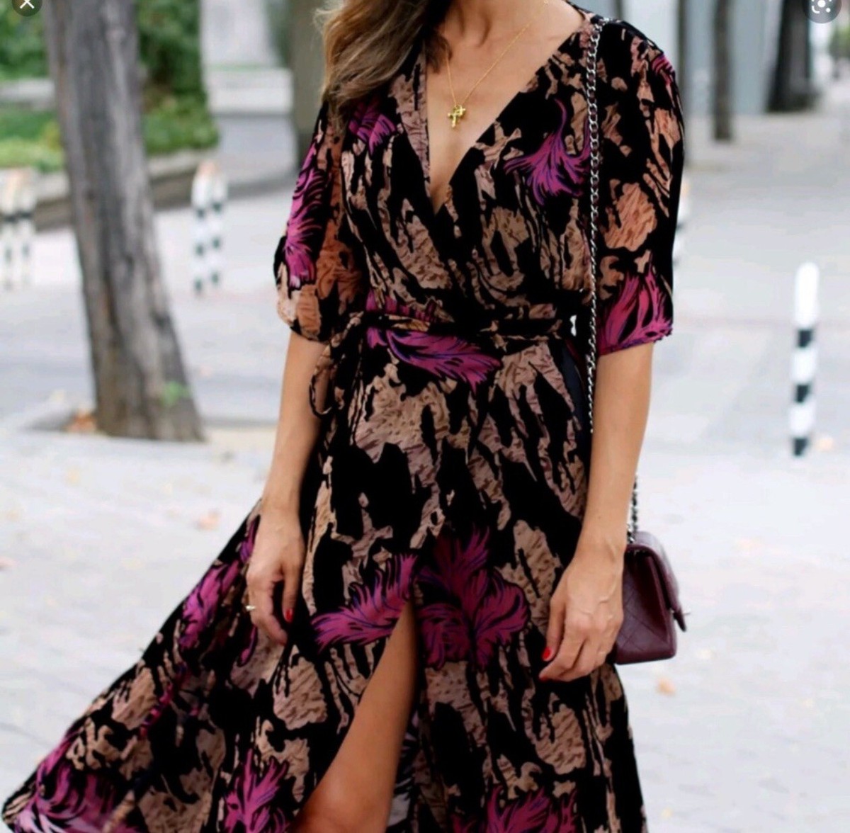 Devoré Velvet Mini Dress Zara Petite Velvet Devore Midaxi Column