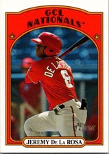 2021 Topps Heritage Minor League#60Jeremy De La Rosa