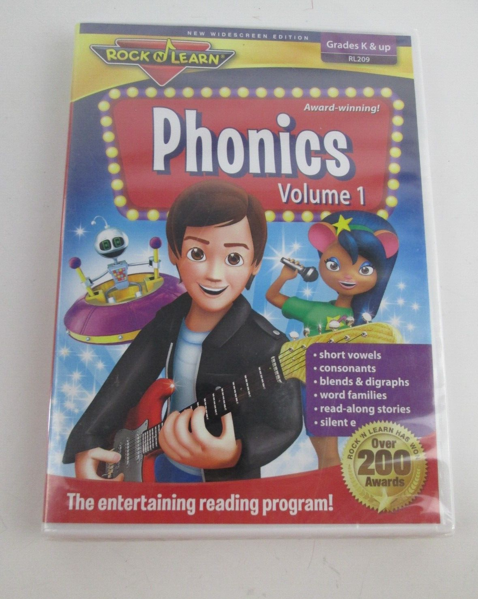Phonics Volume 1: Rock 'N Learn - DVD - Reading Program NEW Sealed