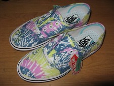 Vans Authentic ComfyCush Womens Skate Sneakers Shoes Canvas Tie Dye Orchid