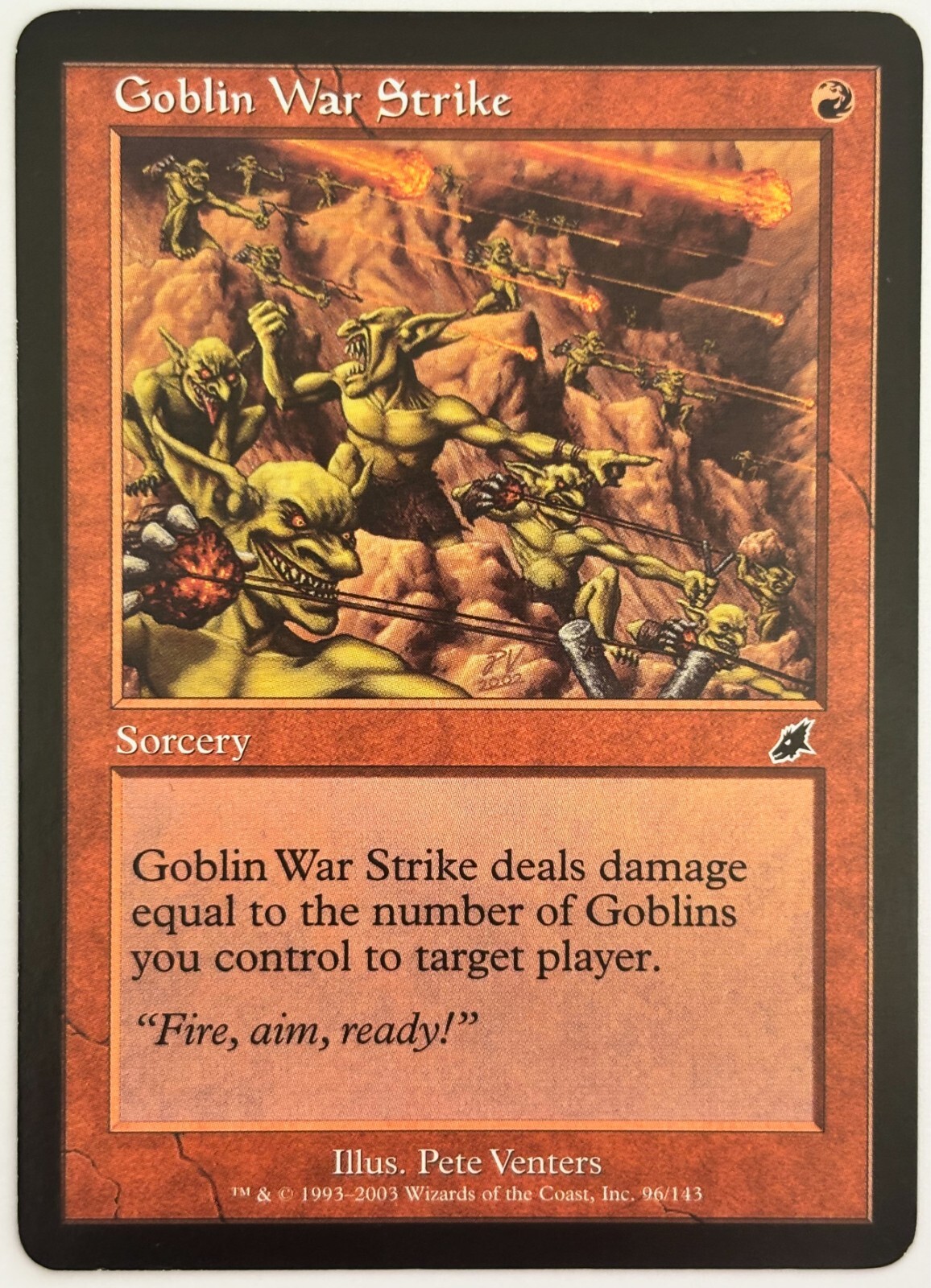 Goblin War Strike Scourge #96 2003 MTG Magic The Gathering NM Card C
