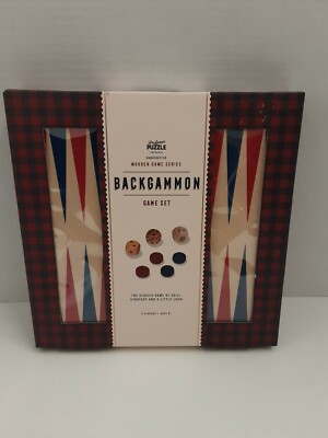 Professor Puzzle Wooden Game Series Backgammon Game Set, 2 Players BNIB!