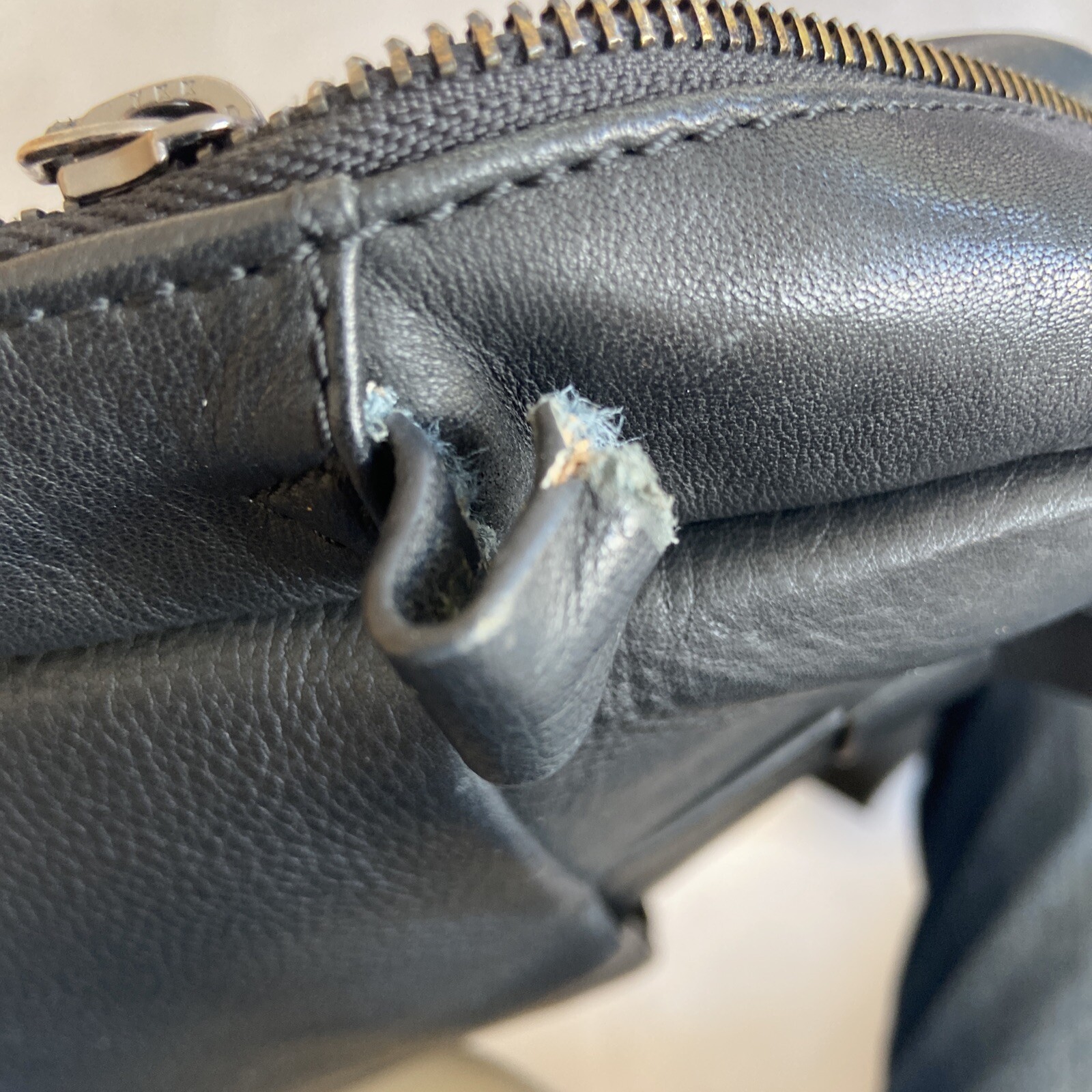 John Lewis Oslo Leather Briefcase, Black eBay