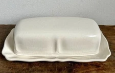 Federalist Ironstone Butter Dish With Lid Made In Japan