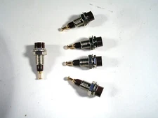 CONCORD M39012/10-04  PIN TIP JACK PANEL MOUNT BROWN   LOT (5) 