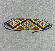 Embera Chami beaded Bracelet by women of the Colombian indigenous tribe 3034