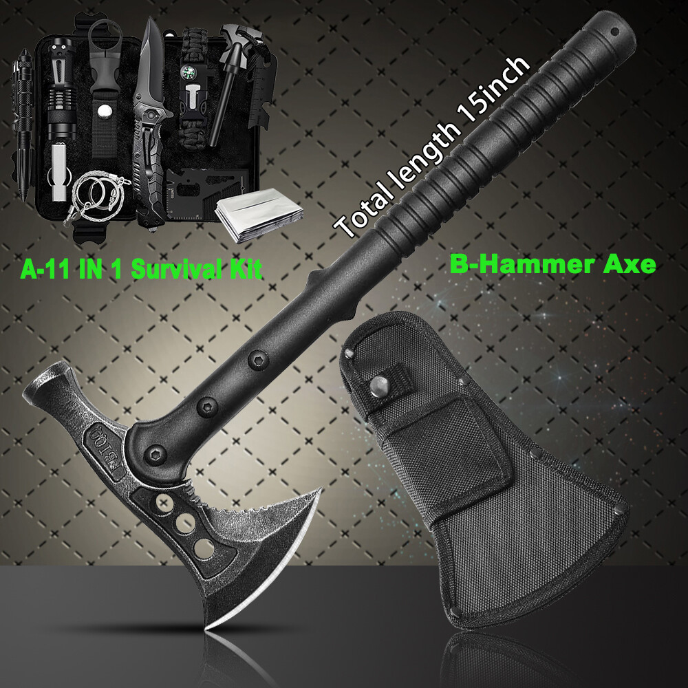 Hacha al aire libre táctica hacha Tomahawk cuchillo de caza nuestra puerta equipo de supervivencia EE. UU.