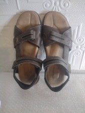 Dockers Men Casual Comfort Outdoor Sport Brown Adjustable Sandals Size 13