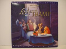 USED LASER DISC WALT DISNEY'S LADY AND THE TRAMP FAMILY / ANIMATED