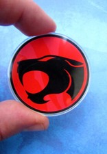 Imán acrílico con logotipo Thundercats - imán redondo con logotipo de gato de 2" para nevera