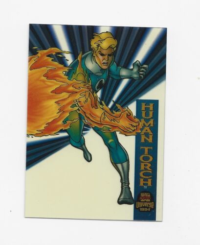 Marvel Universe 1994 Human Torch #2 issued 1994 Fleer - Picture 1 of 2