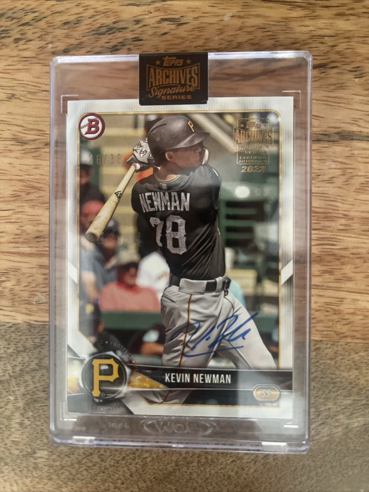 Topps Archives Signature Series 2022 - Bowman 2018 - Kevin Newman/36 (AU) Foto 2 de 4