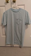 birddogs t-shirt light blue Size Large with Pocket Cotton Blend