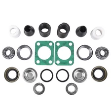 King Pin Bearing Seal Bushing Spring & Upper King Pin Rebuild Kit For GMC K3500